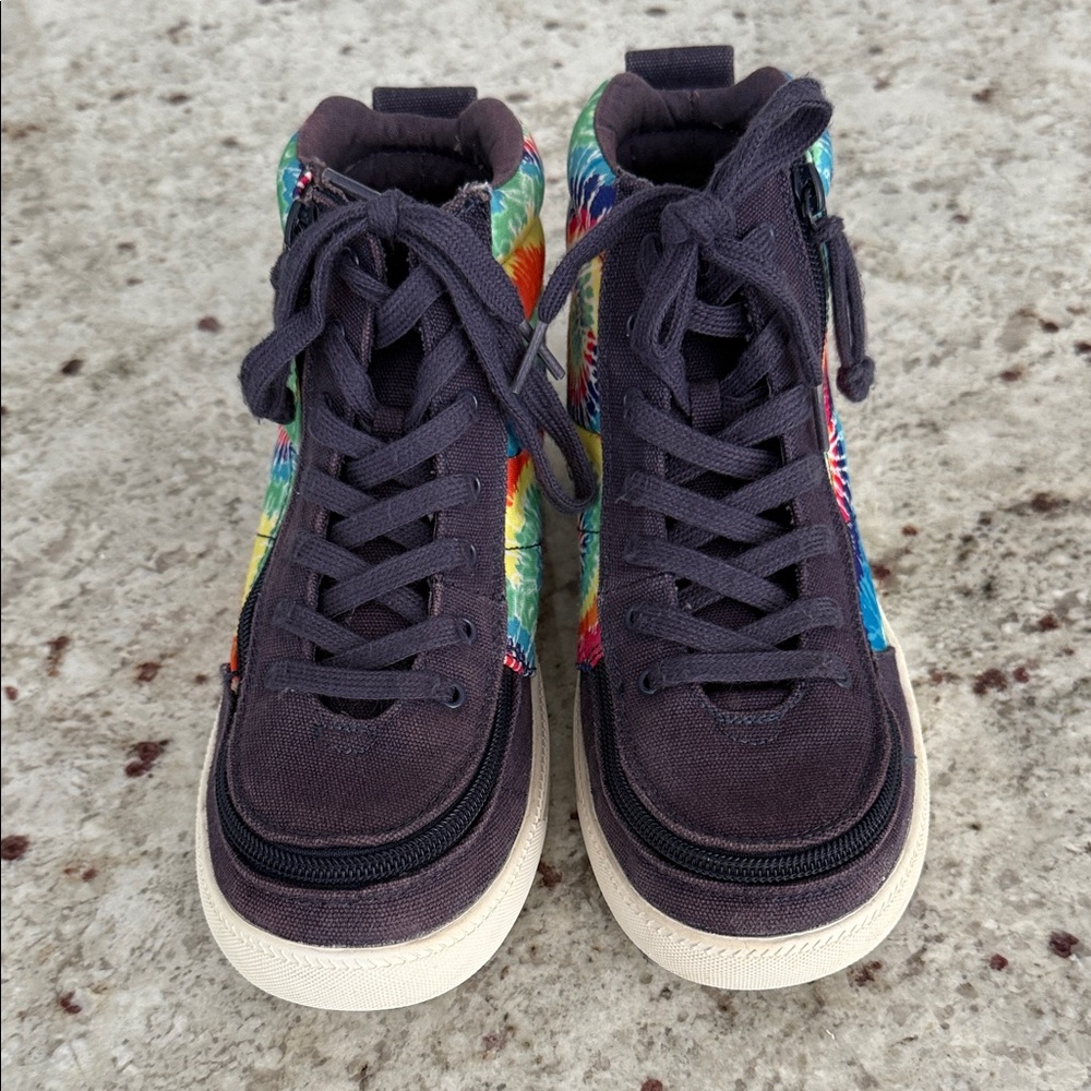 BILLY Colorful High-Top Kids Sneakers. SIZE 6M